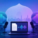 تصویرسازی از ساخت پادکست با هوش مصنوعی در NotebookLM
